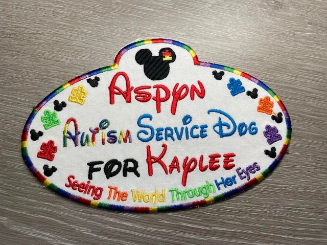 Disney service dog hot sale patches